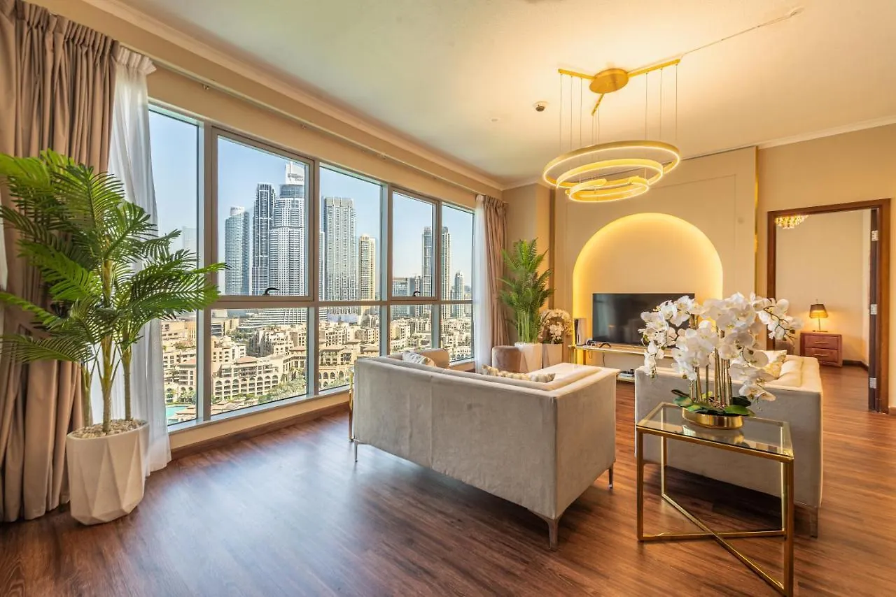 First Class 3Br With Full Burj Khalifa View Dubai Apartment